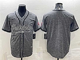Men's New England Patriots Blank Gray With Patch Cool Base Stitched Baseball Jersey,baseball caps,new era cap wholesale,wholesale hats